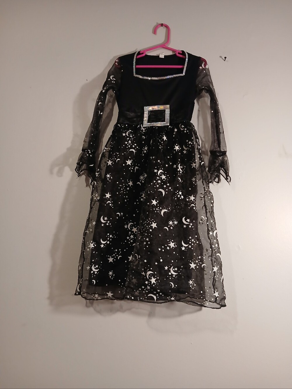 Black Star & Moon Costume Dress for Kids. Size 5T